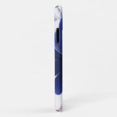 アフリカデイジー白熱［赤熱］光を放つブルーiphone 3 ケース Case-Mate iPhoneケース (裏面/右)