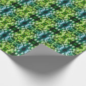 アフリカデイジー花抽象芸術 ラッピングペーパー (角)