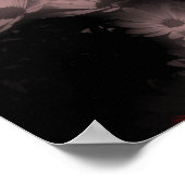 アフリカデイジー花高コントラスト着色 ポスター (角)