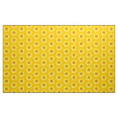 アフリカデイジー/ガザニア – マスタードイエロー ファブリック (ヤード)