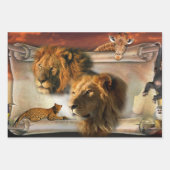 アフリカデザインスエードリストレット ラッピングペーパーシート (正面3)