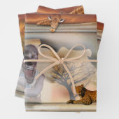 アフリカデザインスエードリストレット ラッピングペーパーシート (インサイチュ)