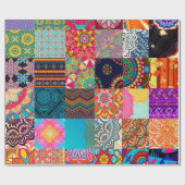 アフリカデザイン包装紙 ラッピングペーパー (フラット)