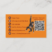 アフリカデザイン名刺 名刺 (裏面)