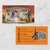 アフリカデザイン名刺 名刺 (正面/裏面)