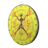 アフリカデザイン ダーツボード (正面右)