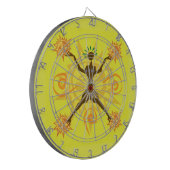 アフリカデザイン ダーツボード (正面左)