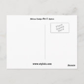 アフリカデザイン#12 @ Stylnic ポストカード (裏面)