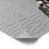 アフリカトライバルクイーンポートレート ポスター (角)