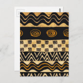 アフリカトリバルシャーマンデザイン ポストカード (正面/裏面)