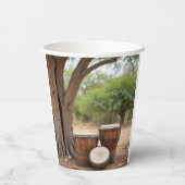 アフリカドラム 紙コップ (裏面)