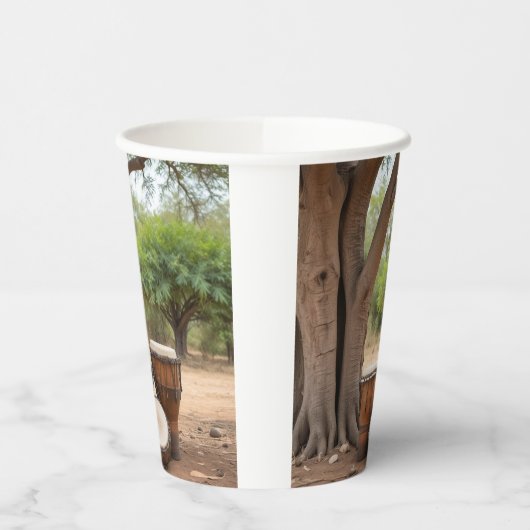 アフリカドラム 紙コップ (左)