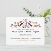 アフリカナ |アモダンンカラケンテ結婚リザード 招待状 (スタンド正面)