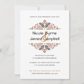 アフリカナ |アモダンンカ結婚ラ 招待状 (正面)