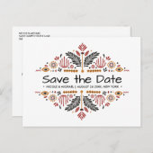 アフリカナ |アンカラ結婚ケンテ 案内ポストカード (正面/裏面)