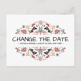 アフリカナ | Ankara Kente Lizardプランの変更 案内ポストカード