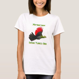 アフリカニシキヘイリキチョウの鳥Tシャツ Tシャツ
