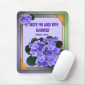 アフリカバイオレットのマウスパッド マウスパッド (マウス)