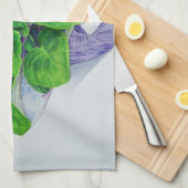 アフリカバイオレット キッチンタオル (四つ折り)