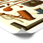 アフリカパイプ及び喫煙器具 ポスター (角)