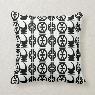 アフリカパターンが付いているモノグラムのかわいい装飾用クッション クッション