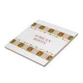 アフリカパターンセラミックタイル タイル (側面)