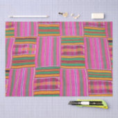 アフリカパターンティッシュペーパー 薄葉紙 (クラフト)