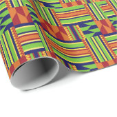 アフリカパターン包装紙 ラッピングペーパー (ロールコーナー)