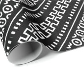 アフリカパターン包装紙 ラッピングペーパー (ロールコーナー)