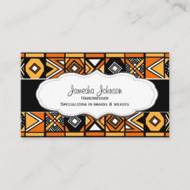 アフリカパターン名刺 名刺