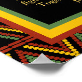 アフリカパターン第11回お祝い ポスター (角)