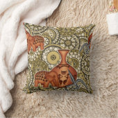 アフリカパターン装飾用クッション クッション (ブランケット)