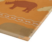 アフリカパターン カッティングボード (角)