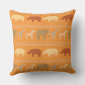 アフリカパターン クッション (裏面)