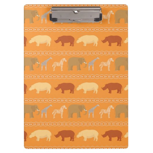 アフリカパターン クリップボード (正面)