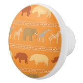 アフリカパターン セラミックノブ (右)