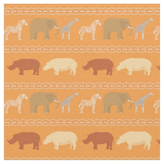 アフリカパターン ファブリック (クローズアップ)