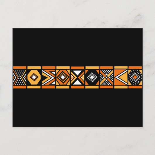 アフリカパターン ポストカード (正面)