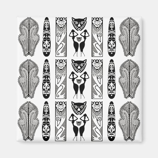 アフリカパターン マグネット (正面)