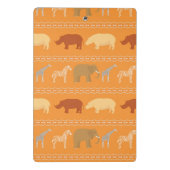 アフリカパターン ミニクリップボード (裏面)