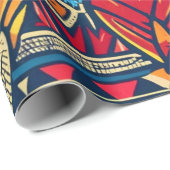 アフリカパターン ラッピングペーパー (ロールコーナー)