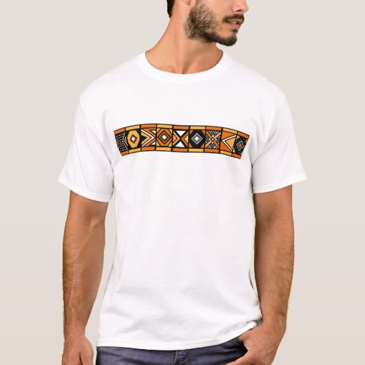 アフリカパターン Tシャツ (正面)