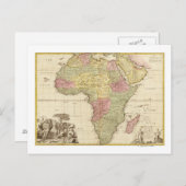 アフリカパノラママップアフリカ3 ポストカード (正面/裏面)