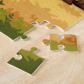 アフリカパーソナライズされたの動物 ジグソーパズル (側面)