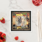 アフリカパーソナライズされたデザイン広場 スタンダードカクテルナプキン (インサイチュ)