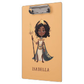 アフリカパーソナライズされたリトル・ナイト・ウォリアーの名前 クリップボード (左)