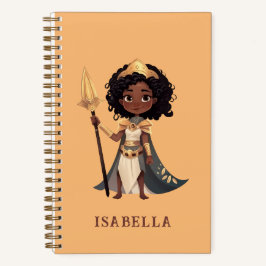 アフリカパーソナライズされたリトル・ナイト・ウォリアーの名前 ノートブック