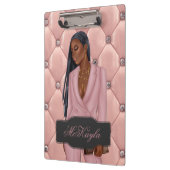 アフリカパーソナライズされた系アメリカ人のCEOボス女性 クリップボード (左)