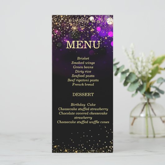 アフリカパーソナライズされた系アメリカ人女性 メニュー (スタンド正面)