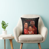 アフリカパーソナライズされた系アメリカ人家族，黒人史 クッション (椅子)